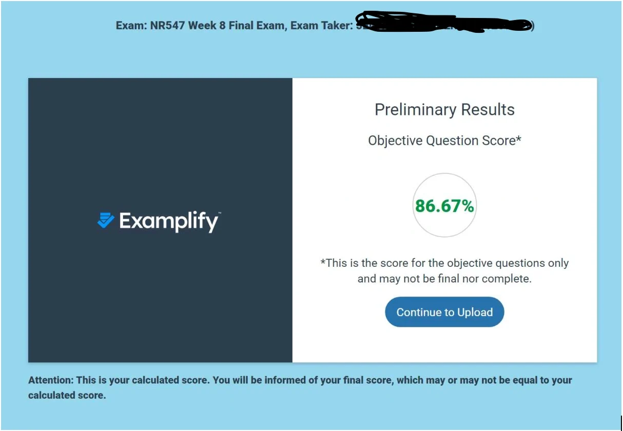 NR547 Week 8 - Final Exam