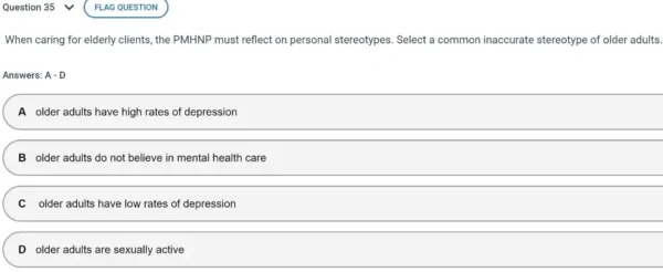 NR548 Week 8 Exam 4