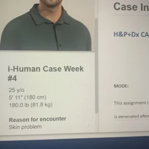 NURS-6512 i-Human Case Week 4