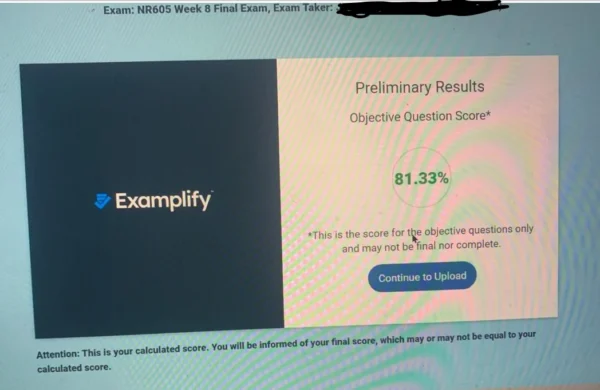 NR605 Week 8 - Final Exam