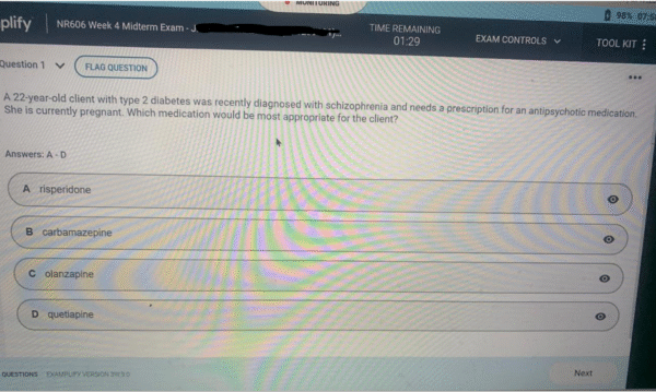 NR606 Week 4 Midterm Exam