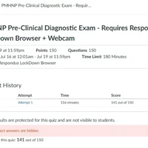 NR547 Week 2: CEA Pre-Clinical Diagnostic Exam